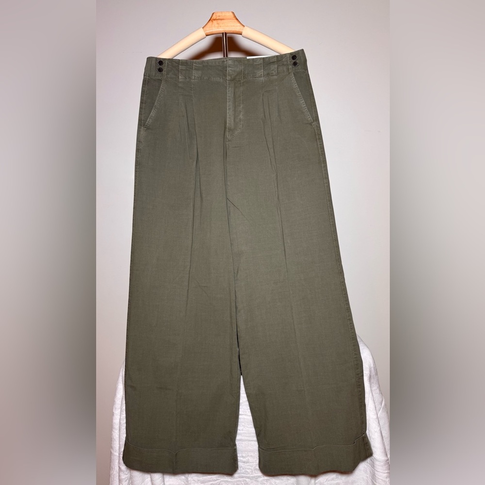 American Eagle Outfitters Sage Wide-Leg Trousers
